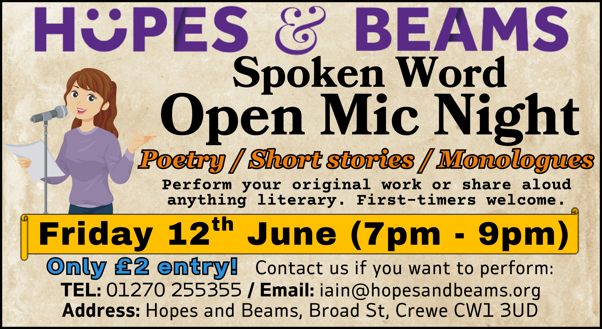 Spoken Word Open Mic Night